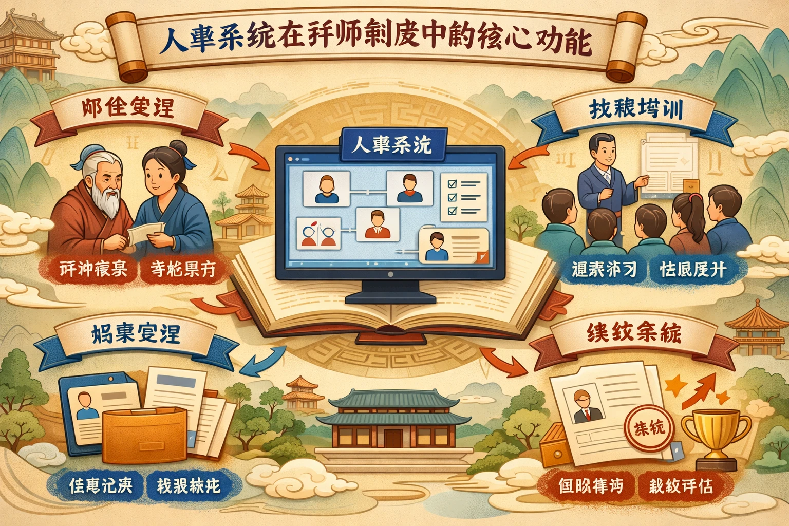 人事系统在拜师制度中的核心功能