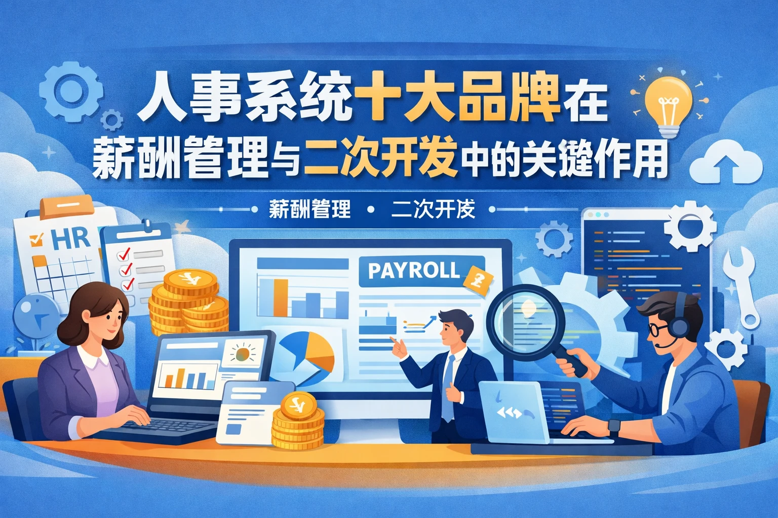 人事系统十大品牌在薪酬管理与二次开发中的关键作用