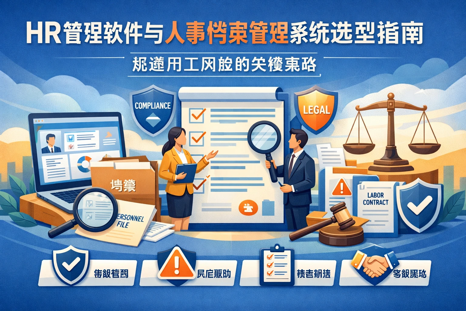 HR管理软件与人事档案管理系统选型指南：规避用工风险的关键策略