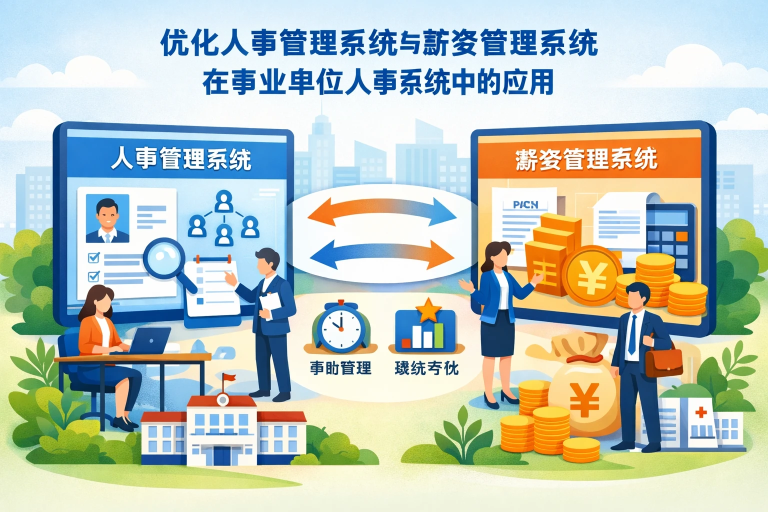 优化人事管理系统与薪资管理系统在事业单位人事系统中的应用