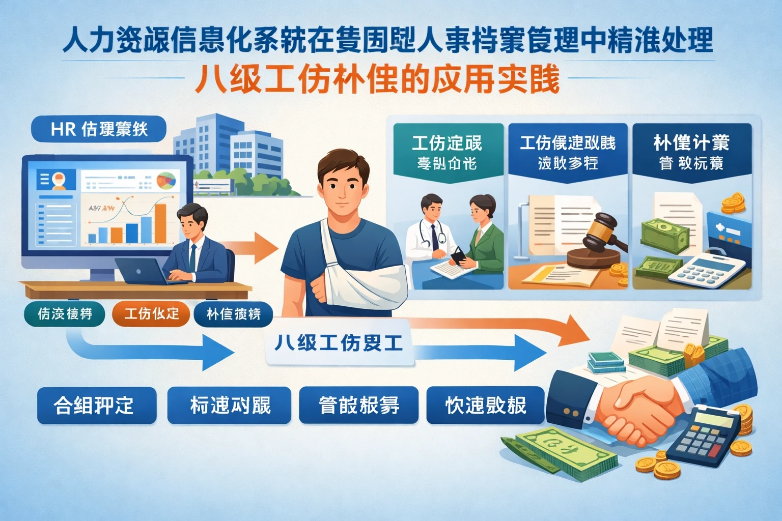 人力资源信息化系统在集团型人事档案管理中精准处理八级工伤补偿的应用实践