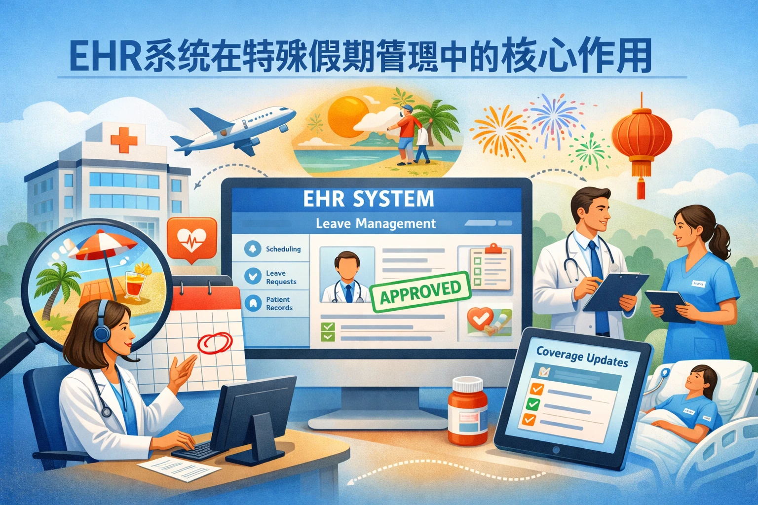 EHR系统在特殊假期管理中的核心作用