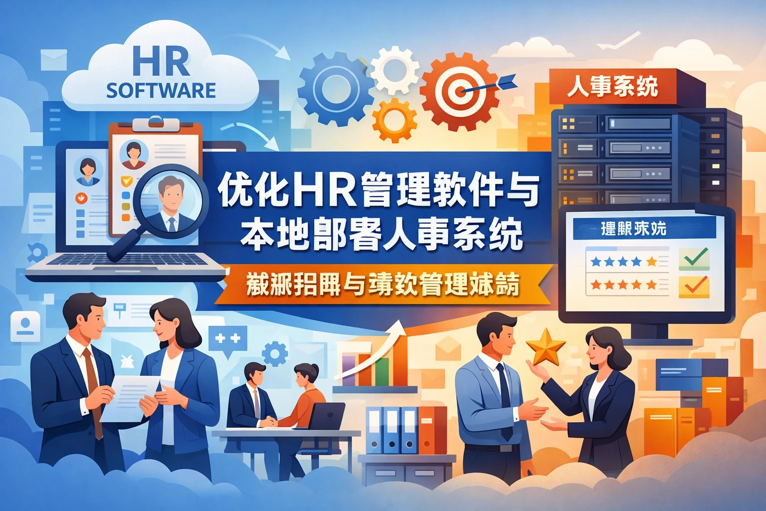 优化HR管理软件与本地部署人事系统：破解招聘与绩效管理难题