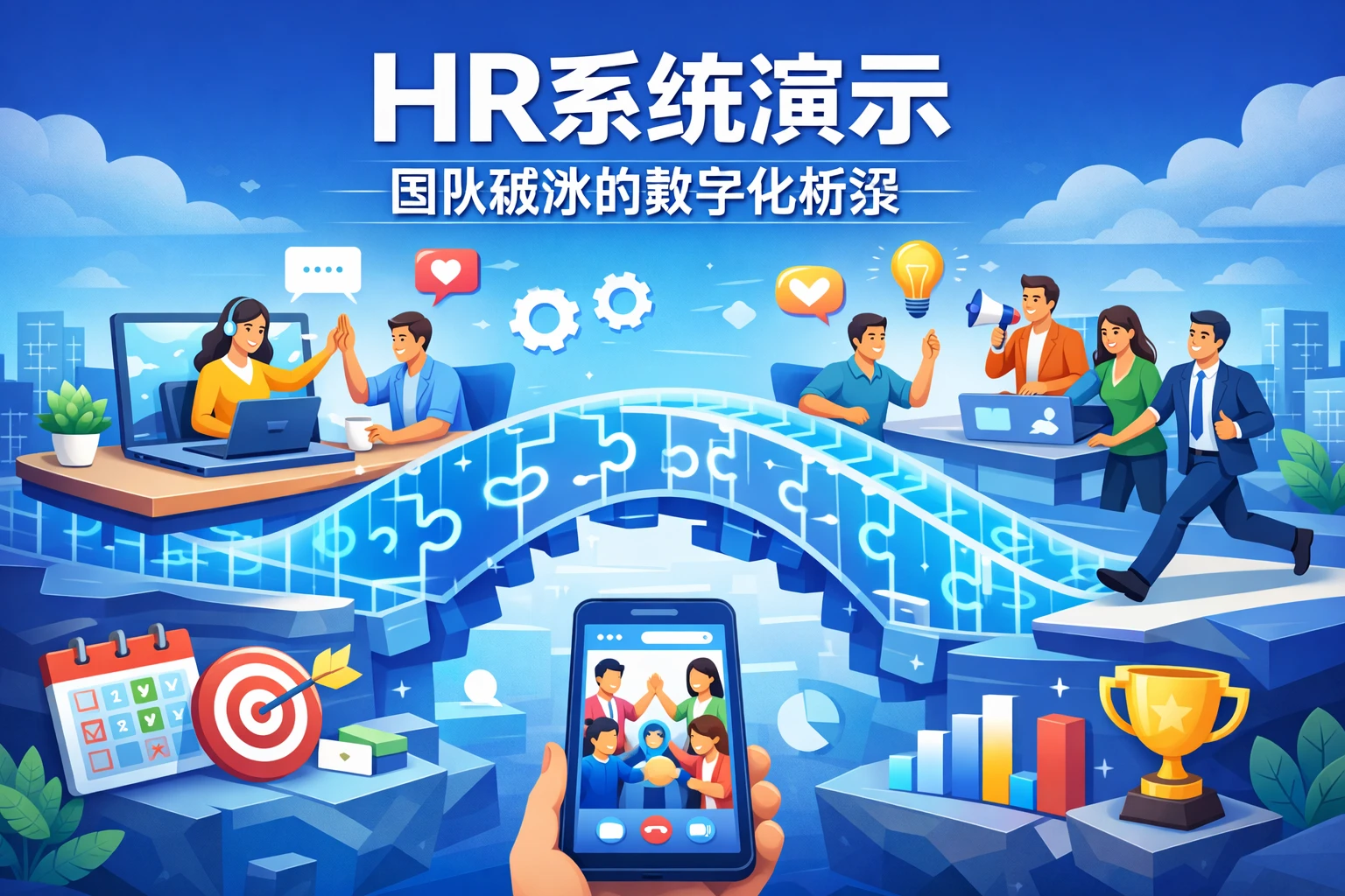 HR系统演示：团队破冰的数字化桥梁