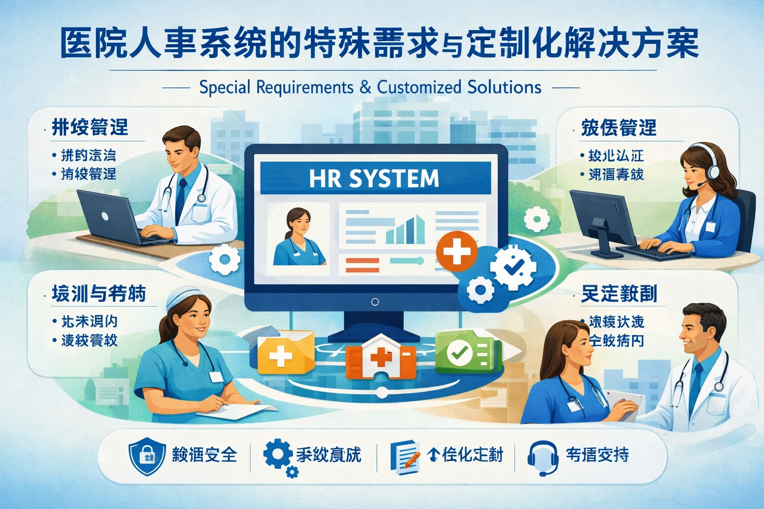 医院人事系统的特殊需求与定制化解决方案