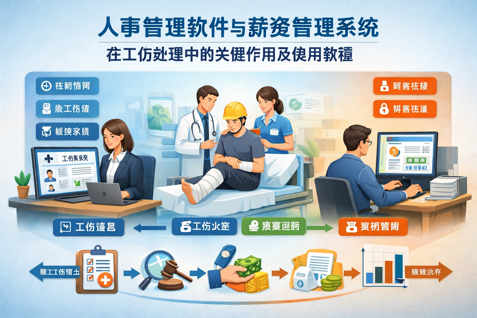 人事管理软件与薪资管理系统在工伤处理中的关键作用及使用教程