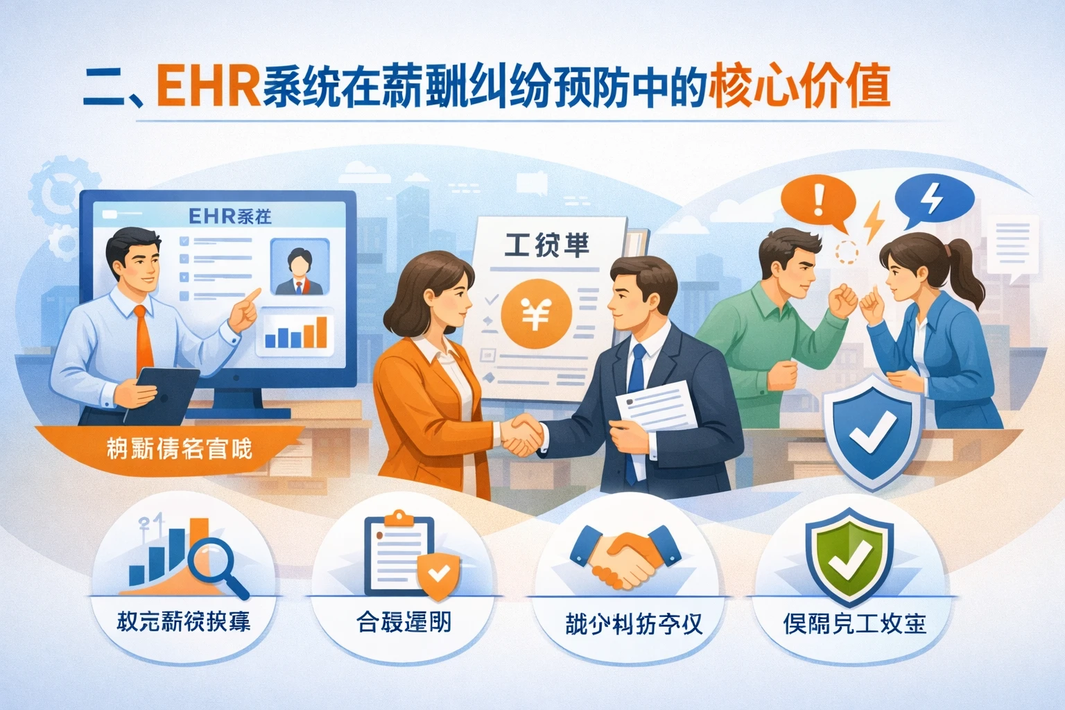 二、ehr系统在薪酬纠纷预防中的核心价值