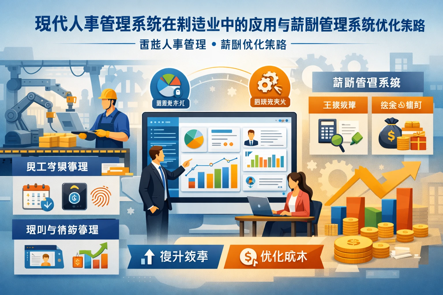 现代人事管理系统在制造业中的应用与薪酬管理系统优化策略