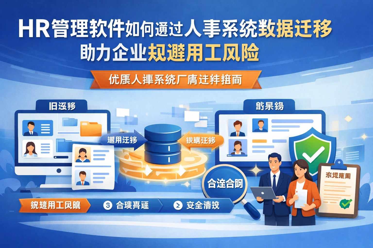 HR管理软件如何通过人事系统数据迁移助力企业规避用工风险——优质人事系统厂商选择指南