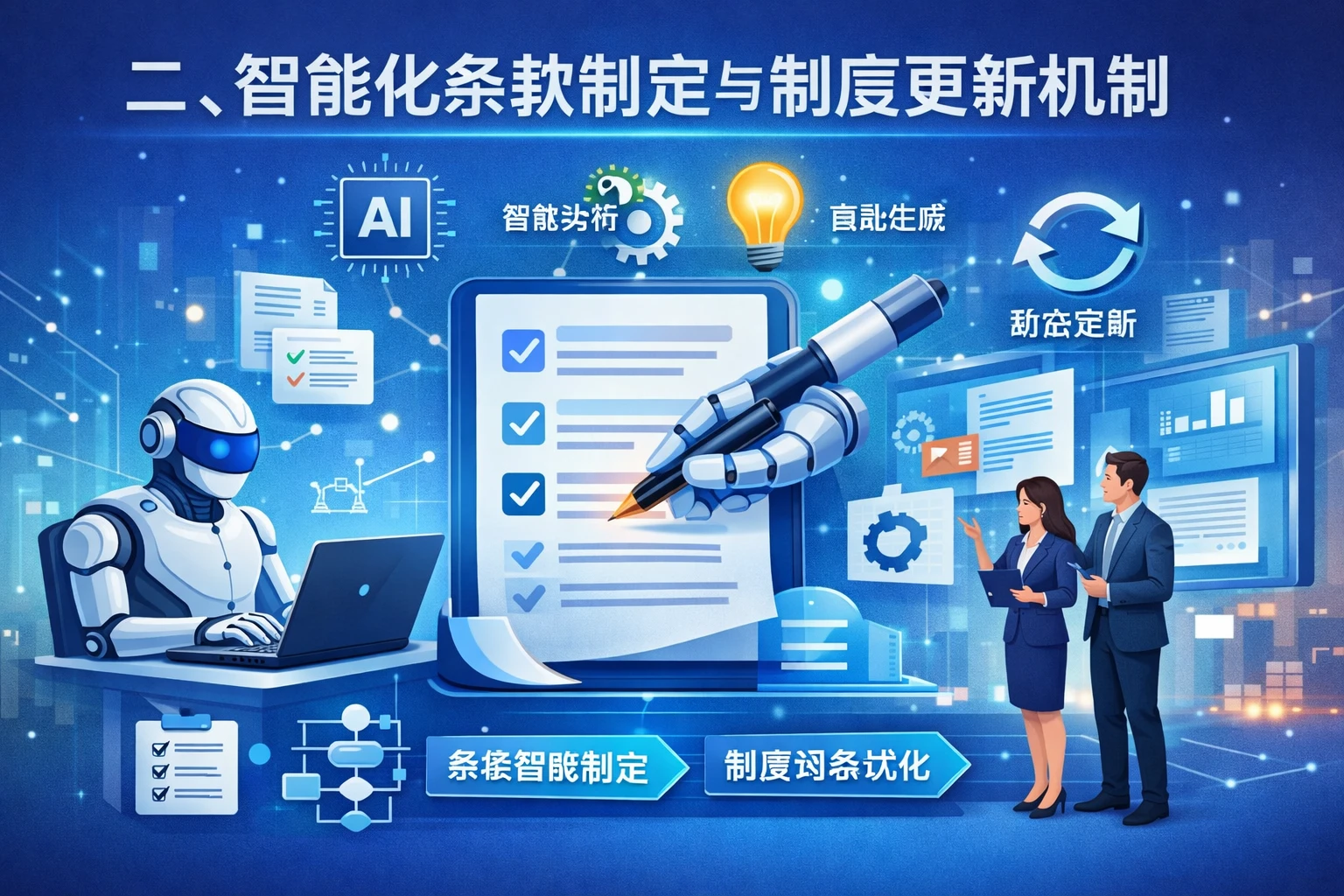 二、智能化条款制定与制度更新机制