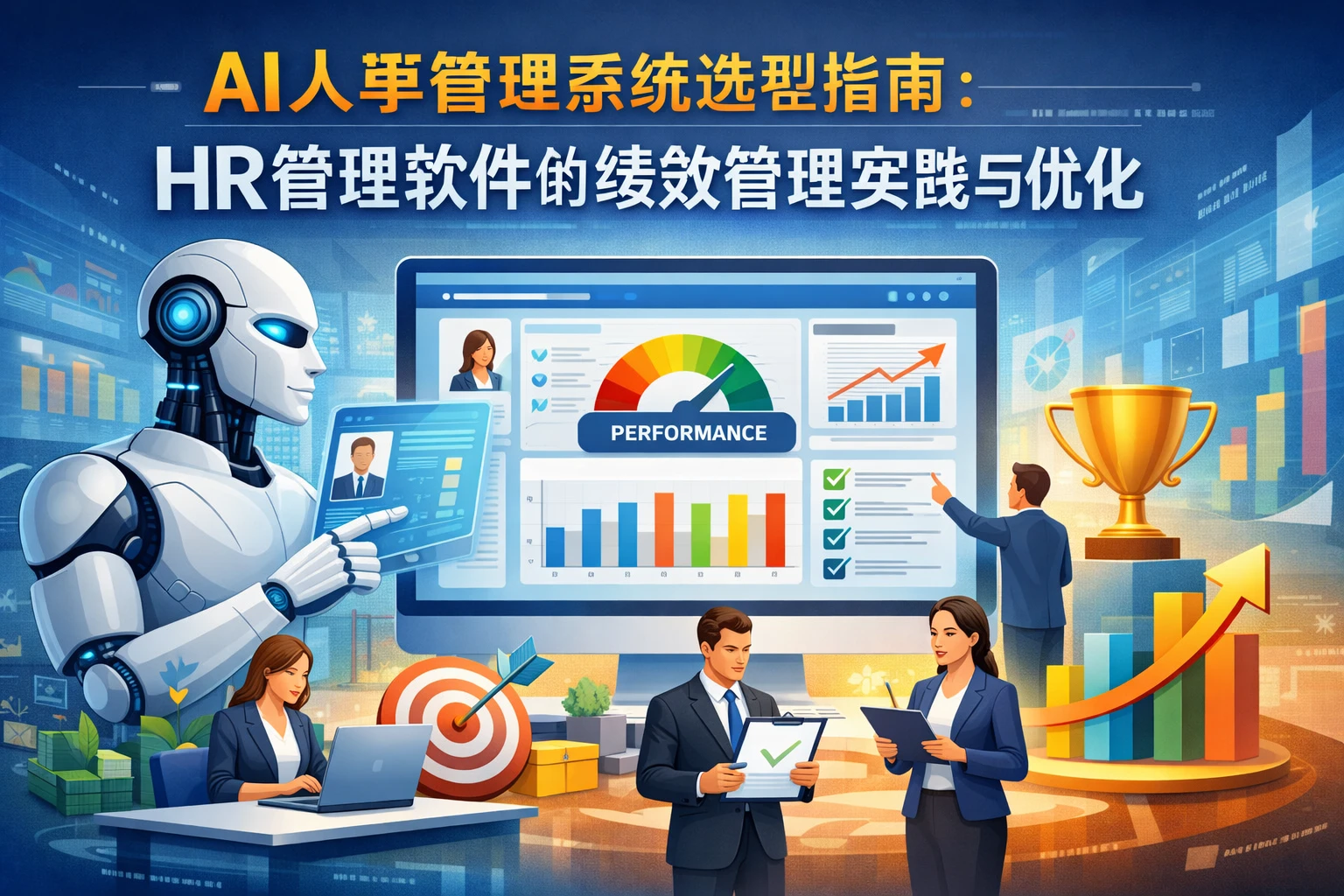 AI人事管理系统选型指南：HR管理软件的绩效管理实践与优化