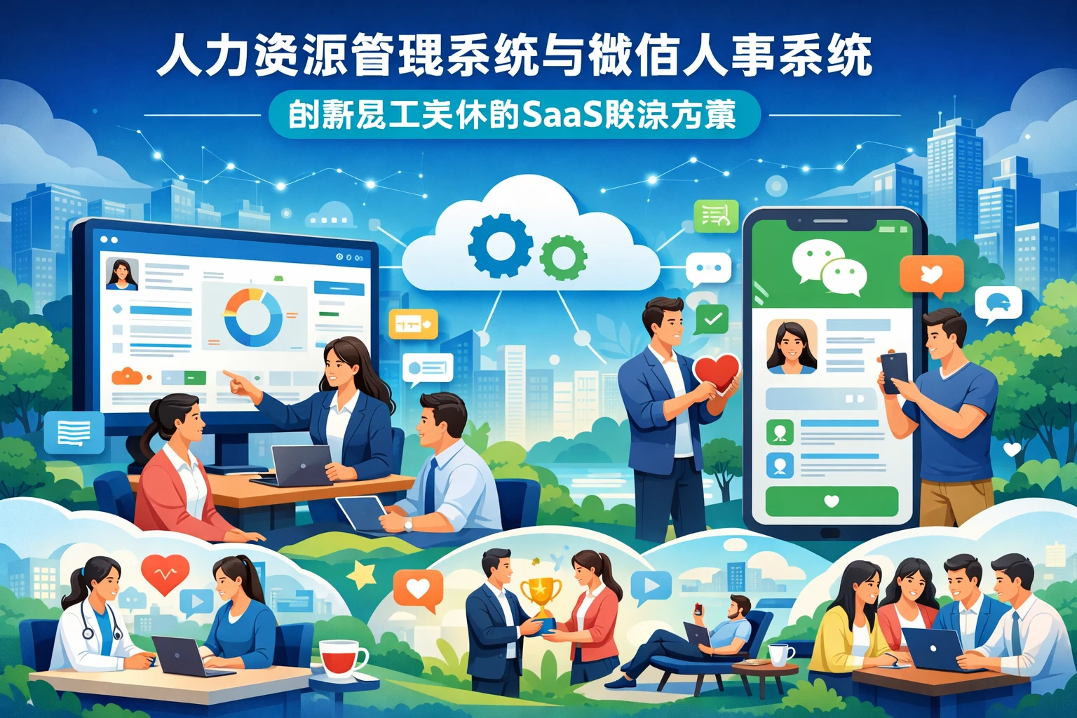 人力资源管理系统与微信人事系统：创新员工关怀的SaaS解决方案