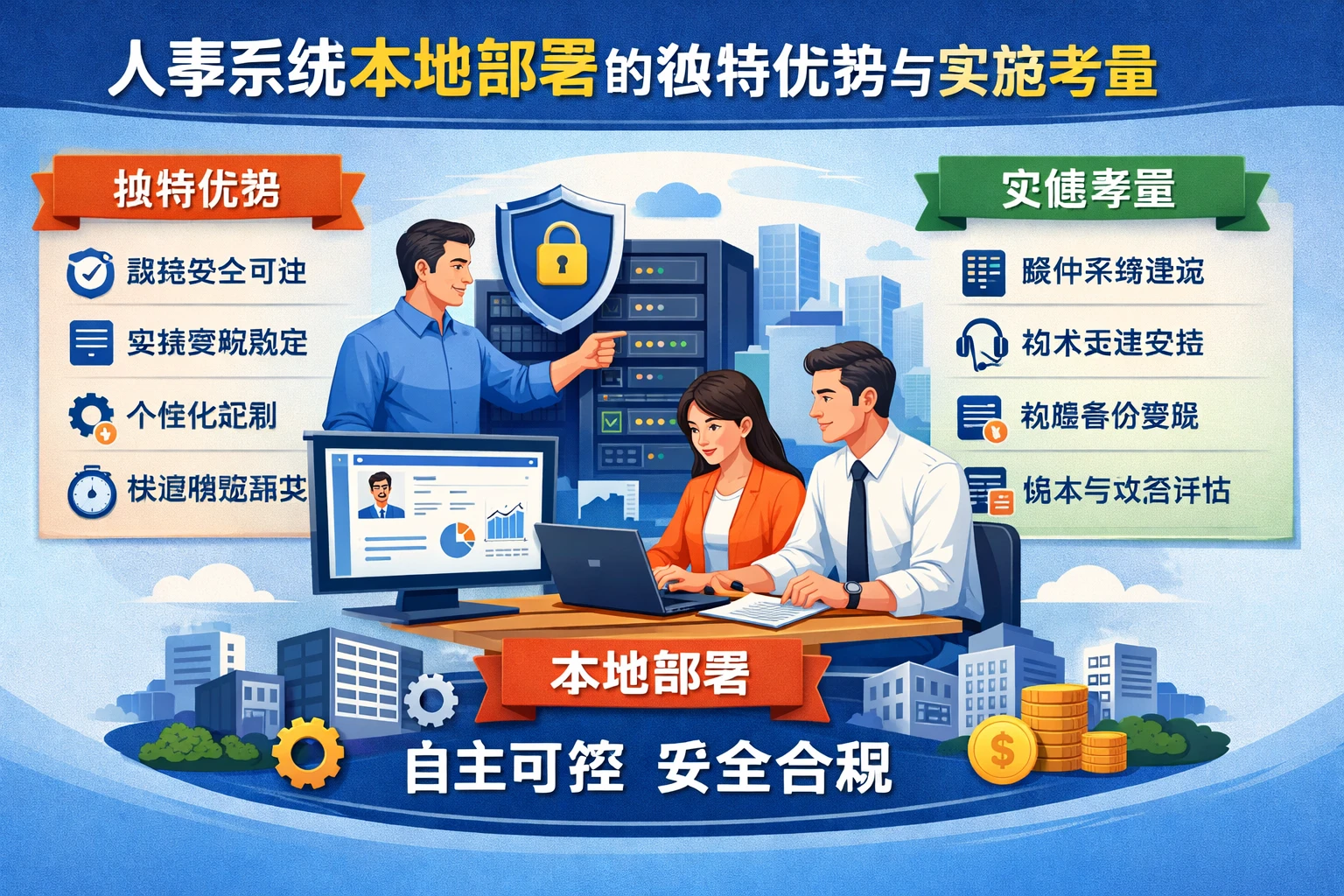 人事系统本地部署的独特优势与实施考量
