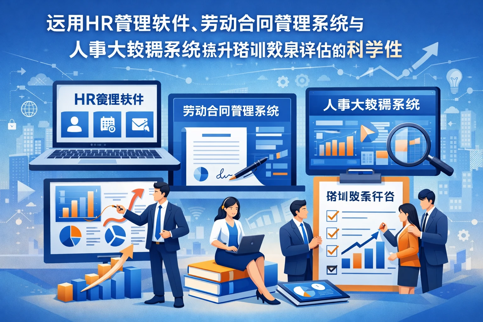 运用HR管理软件、劳动合同管理系统与人事大数据系统提升培训效果评估的科学性
