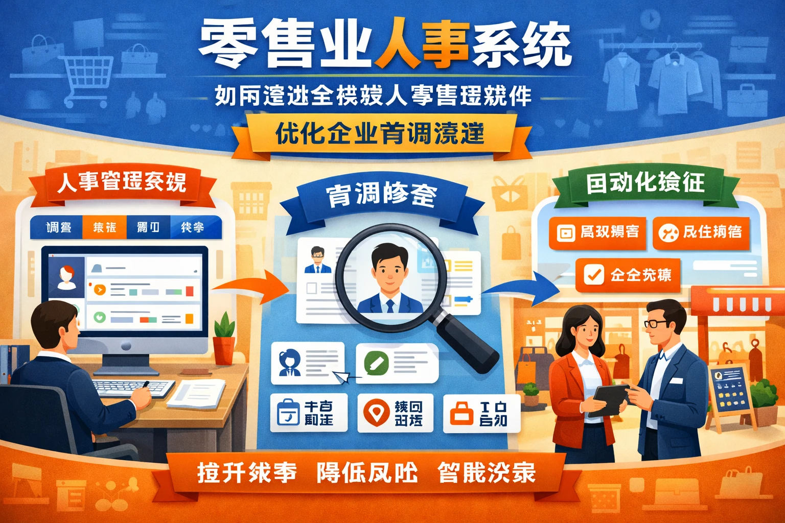 零售业人事系统如何通过全模块人事管理软件优化企业背调流程