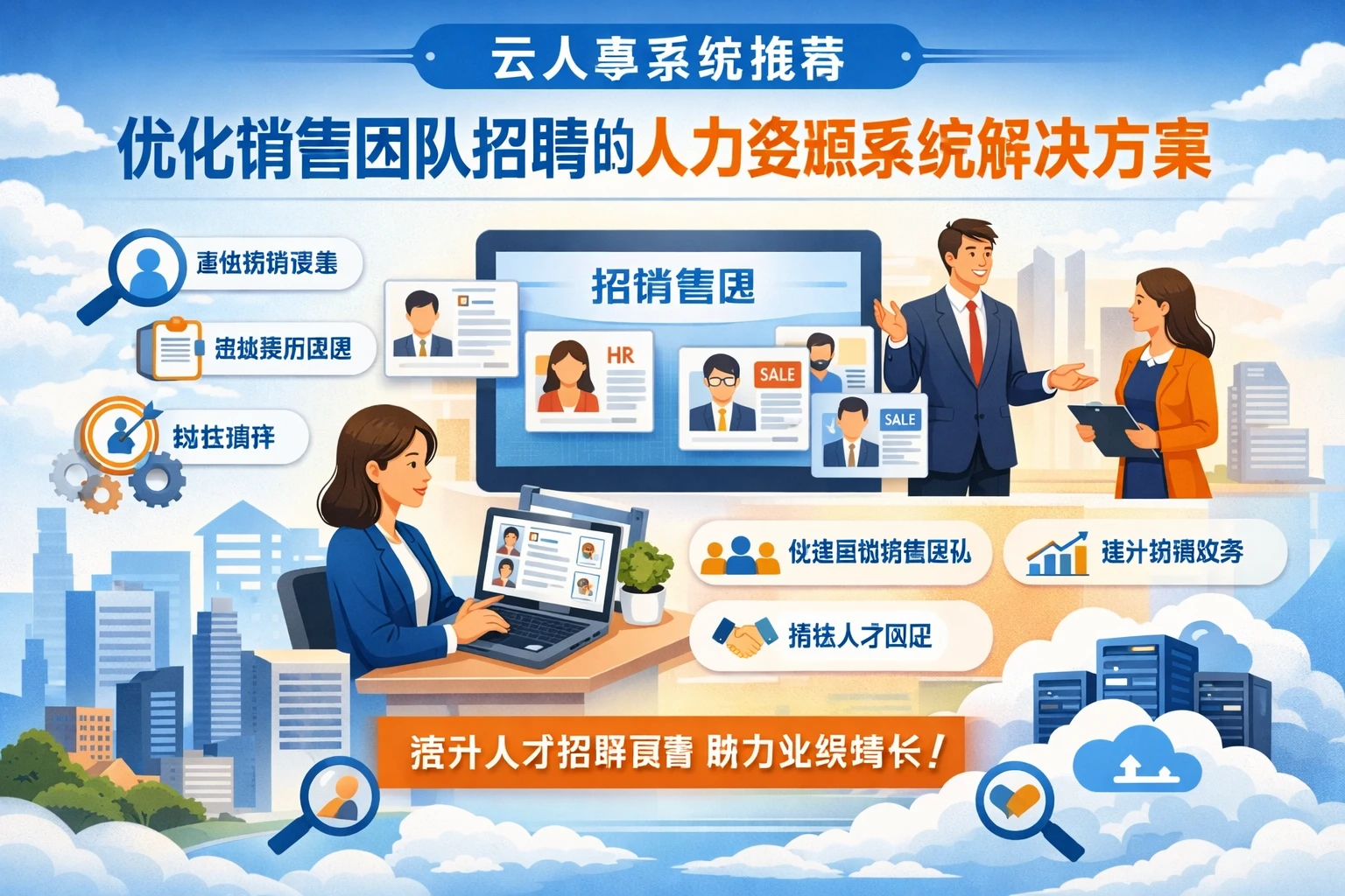 云人事系统推荐：优化销售团队招聘的人力资源系统解决方案