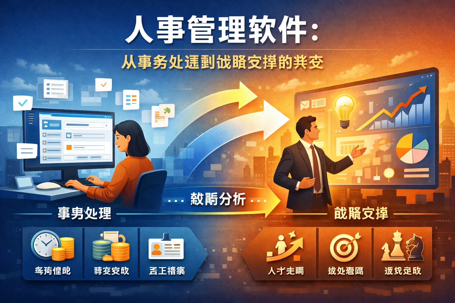 人事管理软件：从事务处理到战略支撑的转变