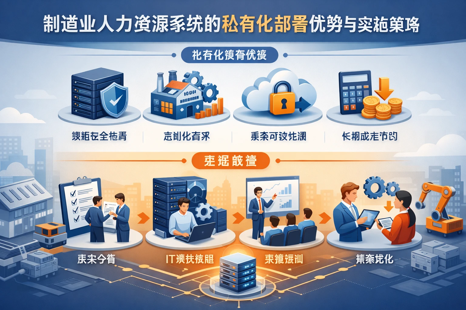 制造业人力资源系统的私有化部署优势与实施策略