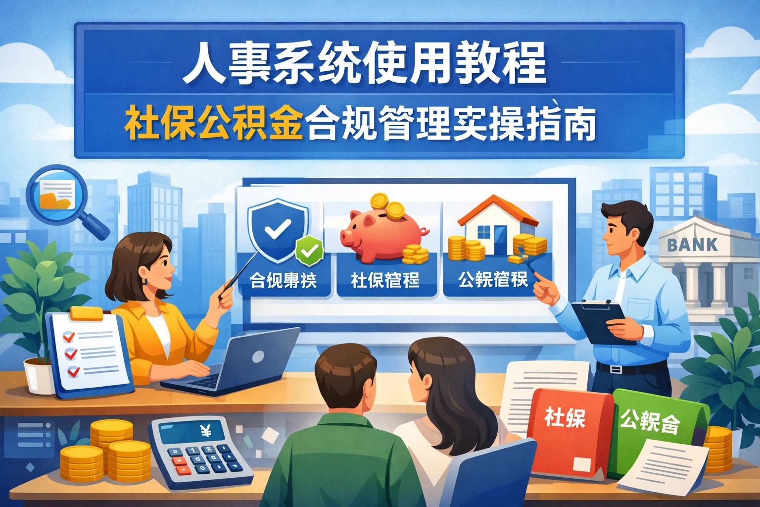 人事系统使用教程:社保公积金合规管理实操指南