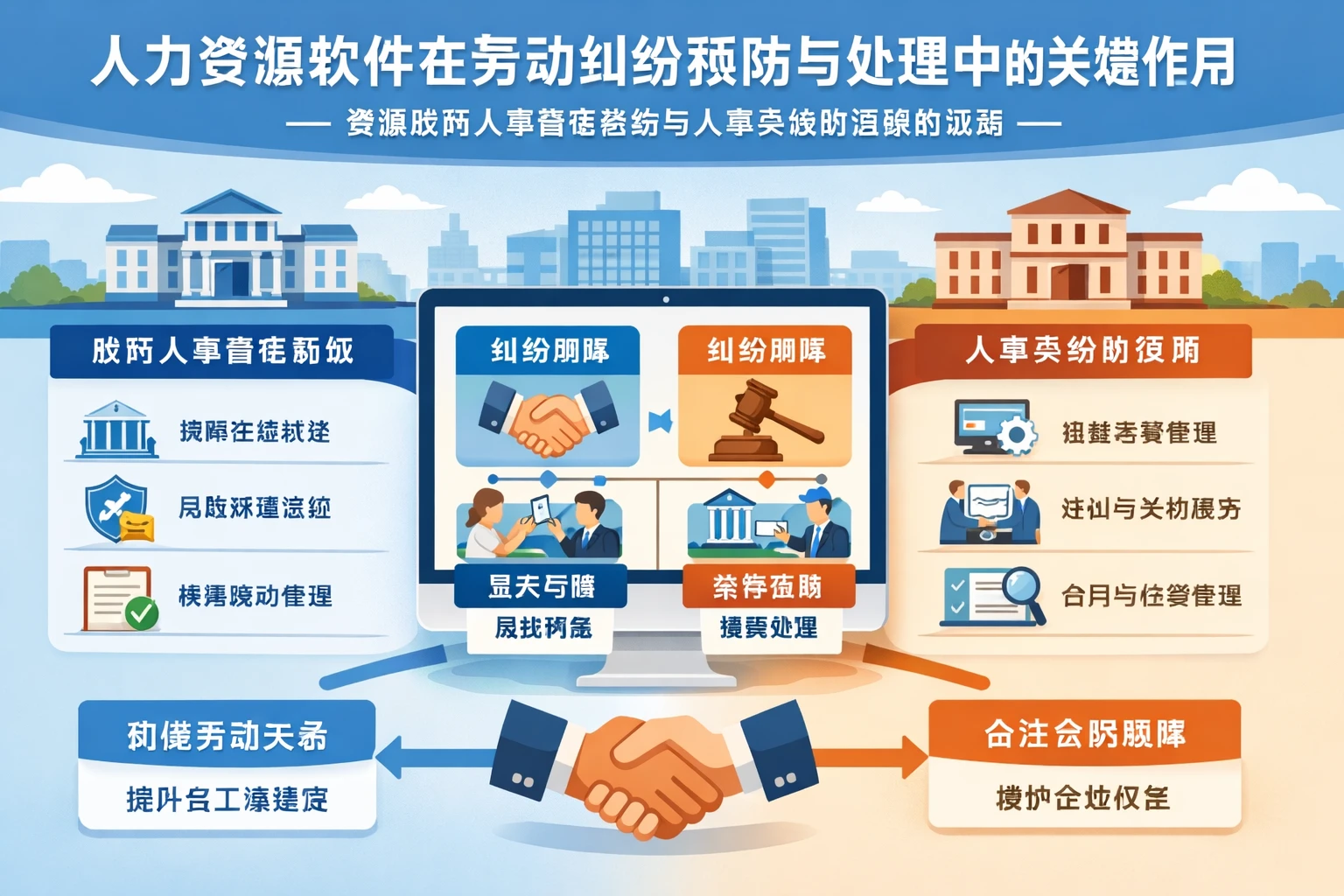 人力资源软件在劳动纠纷预防与处理中的关键作用:集成政府人事管理系统与人事系统供应商的视角