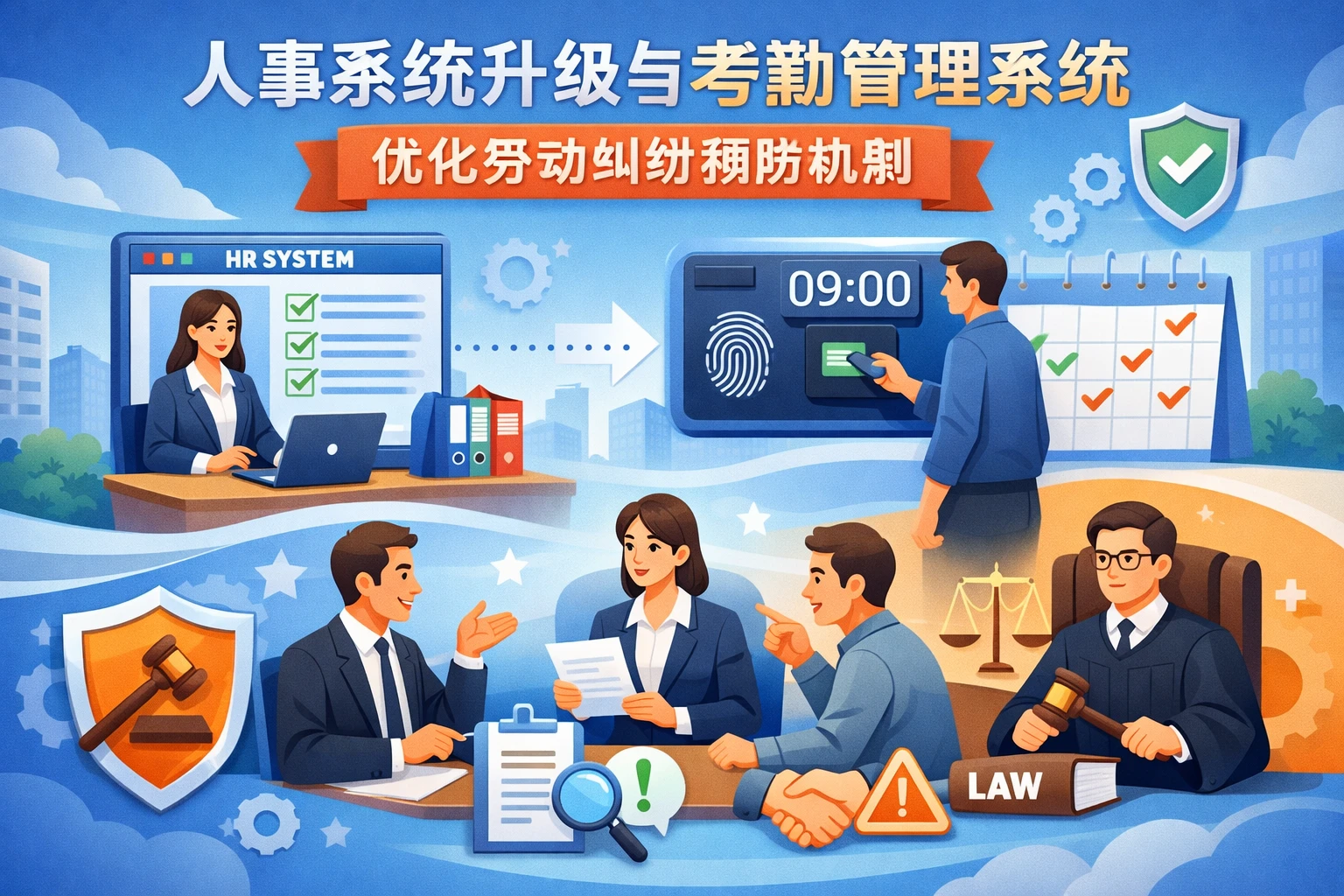 人事系统升级与考勤管理系统：优化劳动纠纷预防机制