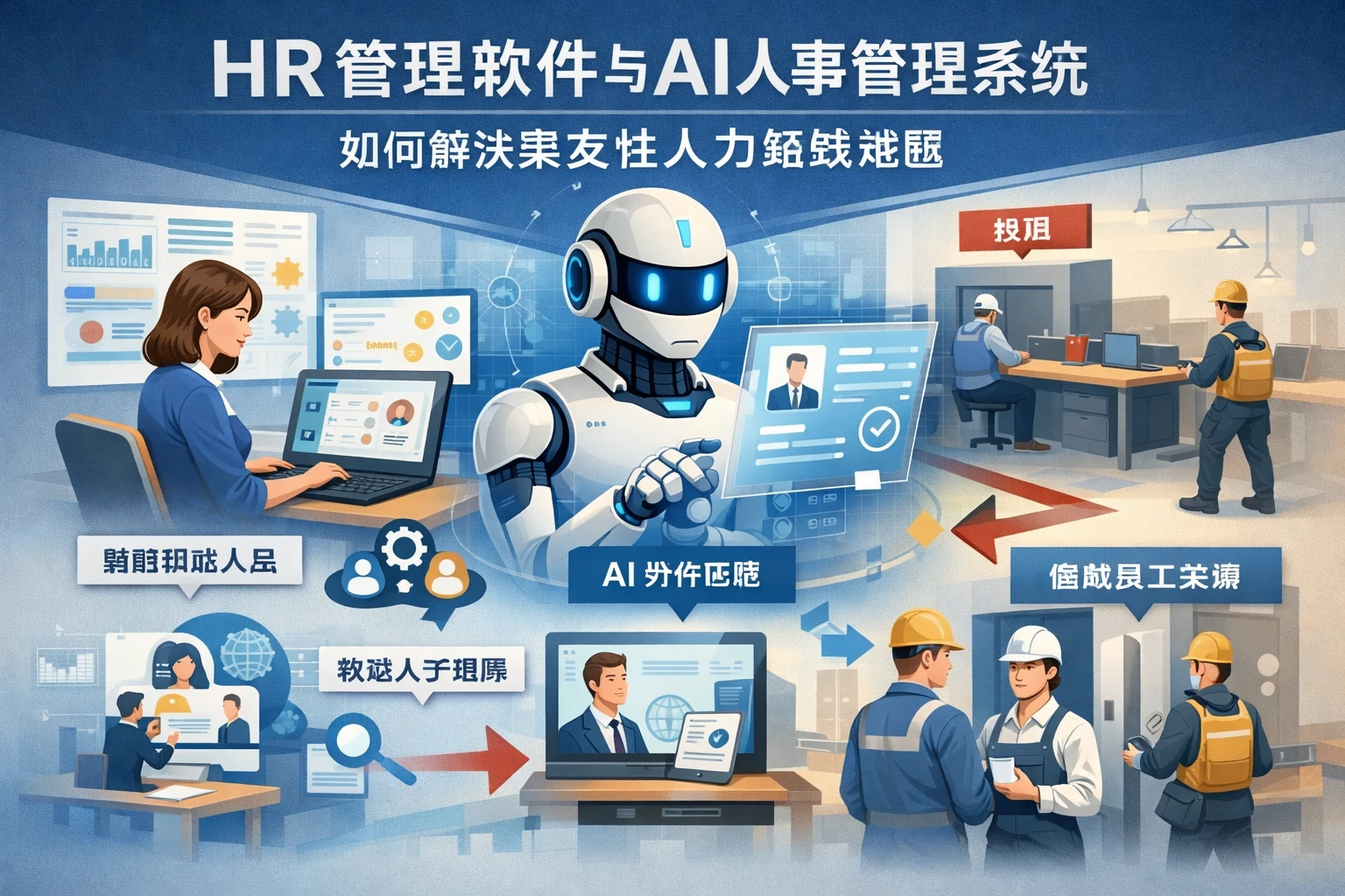 HR管理软件与AI人事管理系统如何解决突发性人力短缺难题