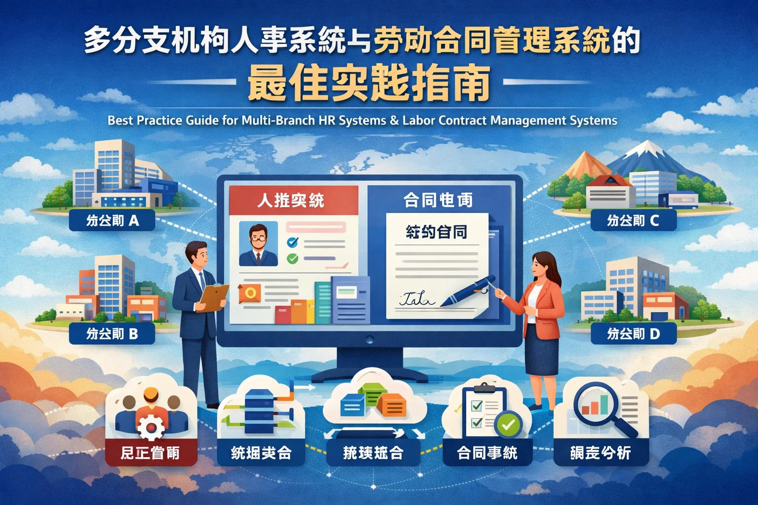 多分支机构人事系统与劳动合同管理系统的最佳实践指南