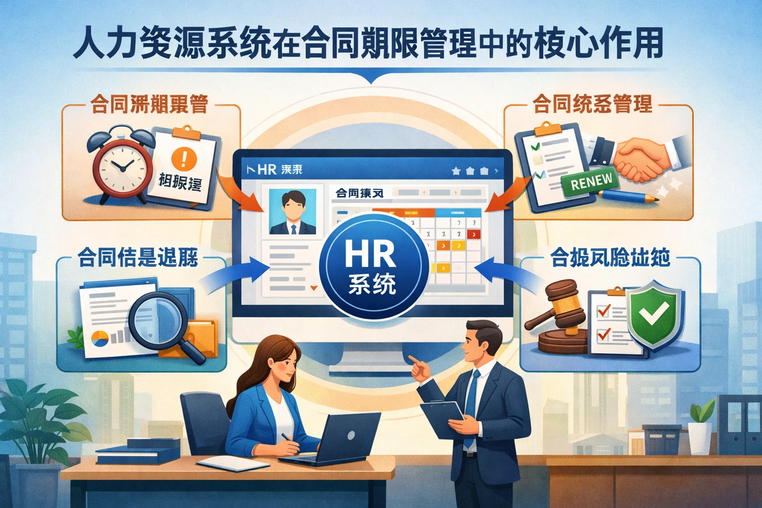 人力资源系统在合同期限管理中的核心作用