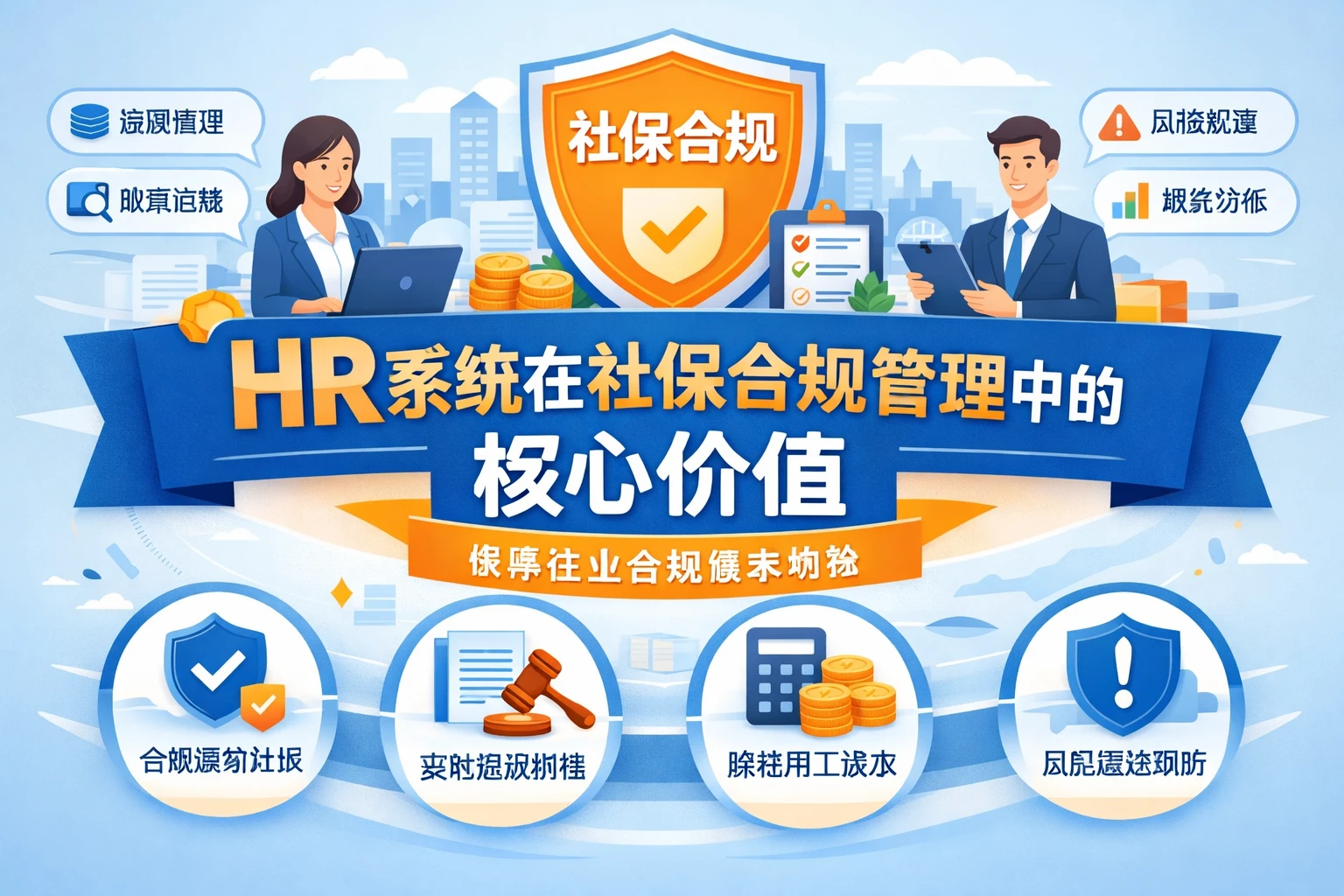 HR系统在社保合规管理中的核心价值