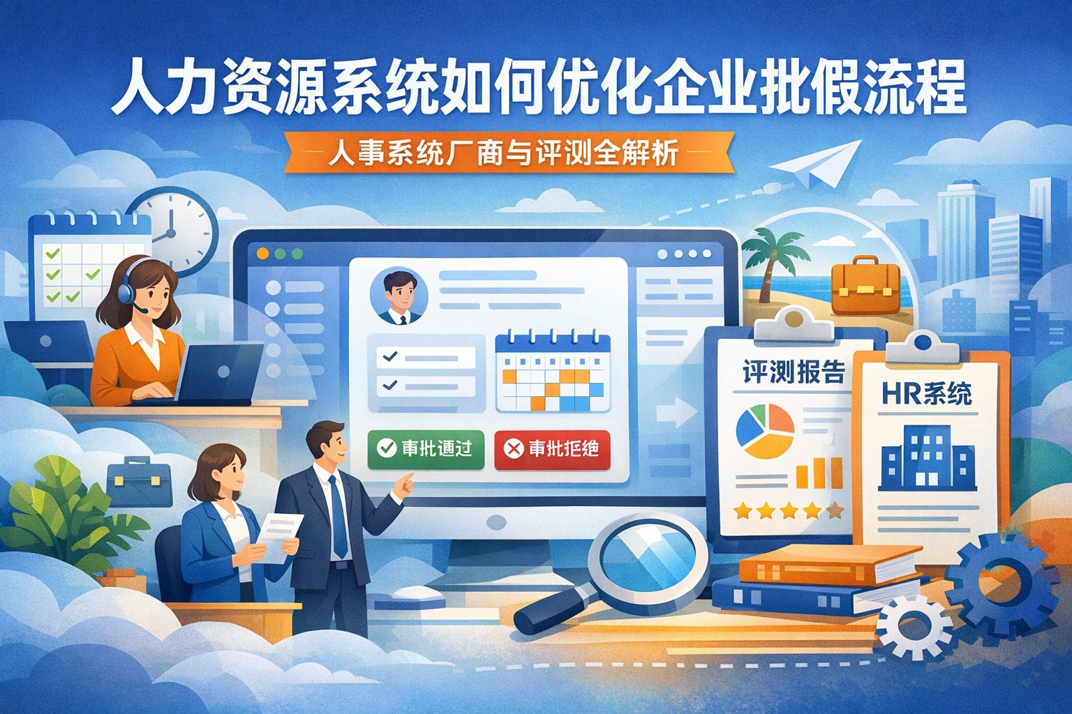 人力资源系统如何优化企业批假流程——人事系统厂商与评测全解析
