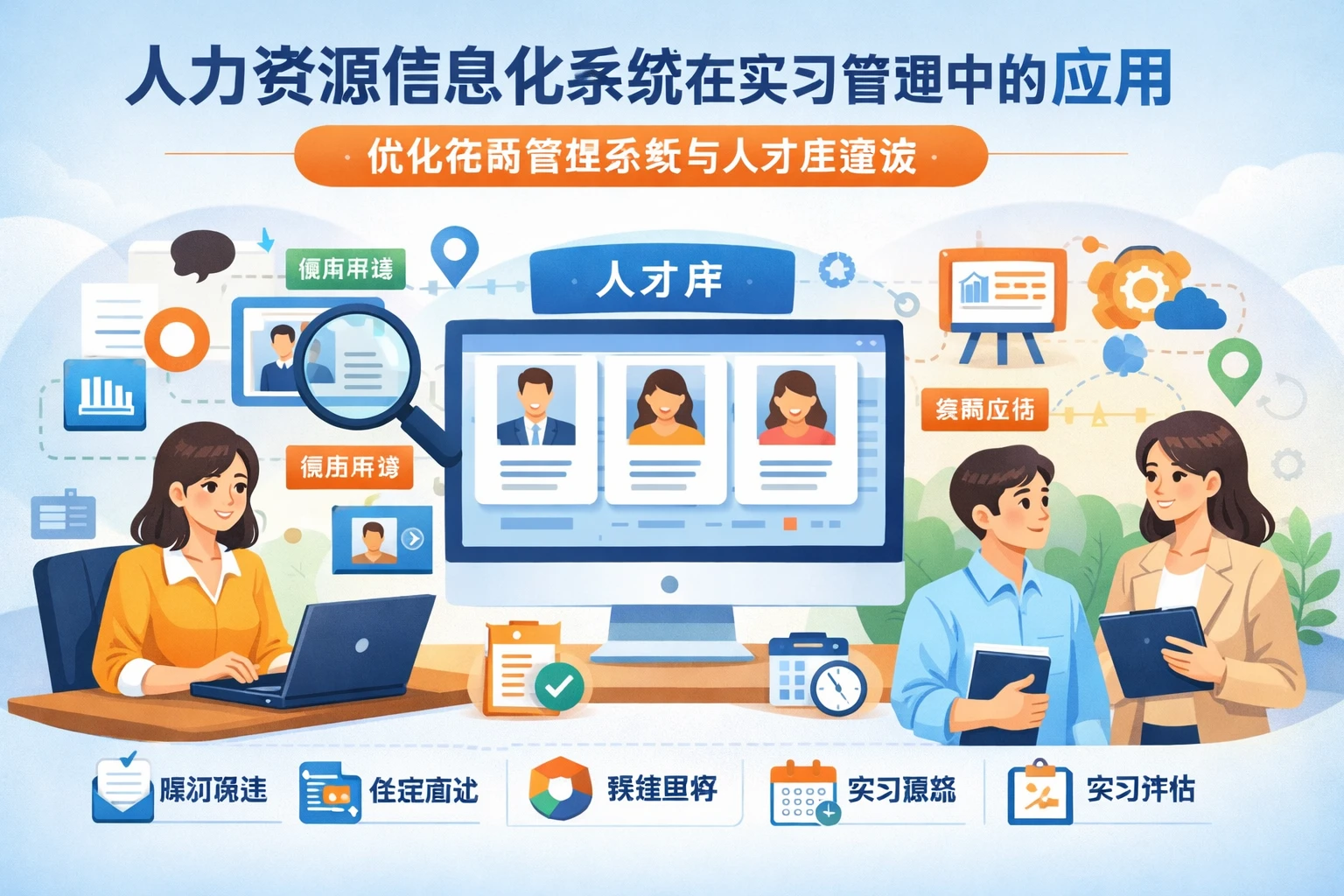 人力资源信息化系统在实习管理中的应用：优化招聘管理系统与人才库建设