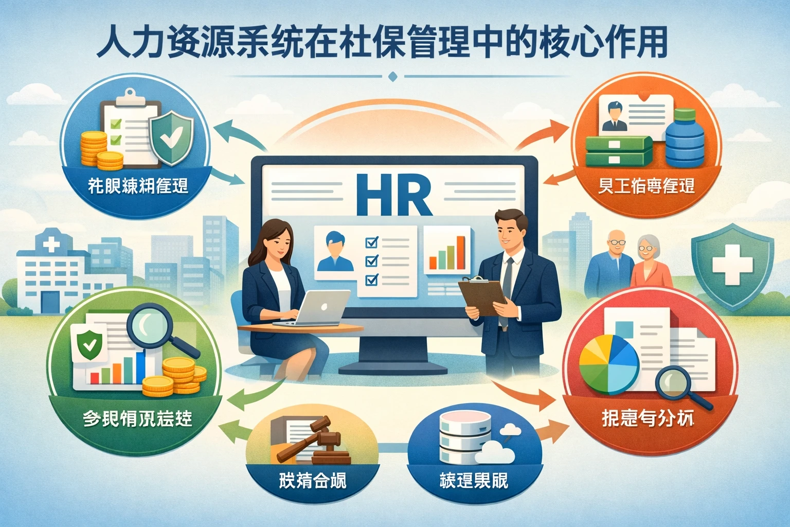 人力资源系统在社保管理中的核心作用