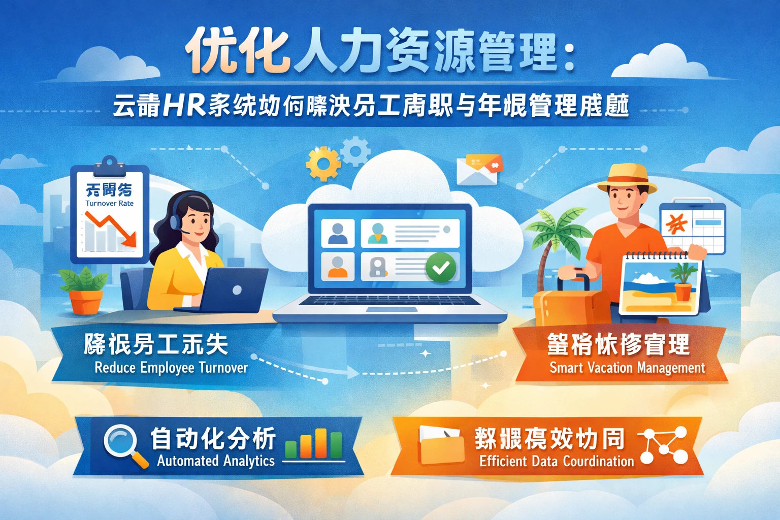优化人力资源管理:云端HR系统如何解决员工离职与年假管理难题