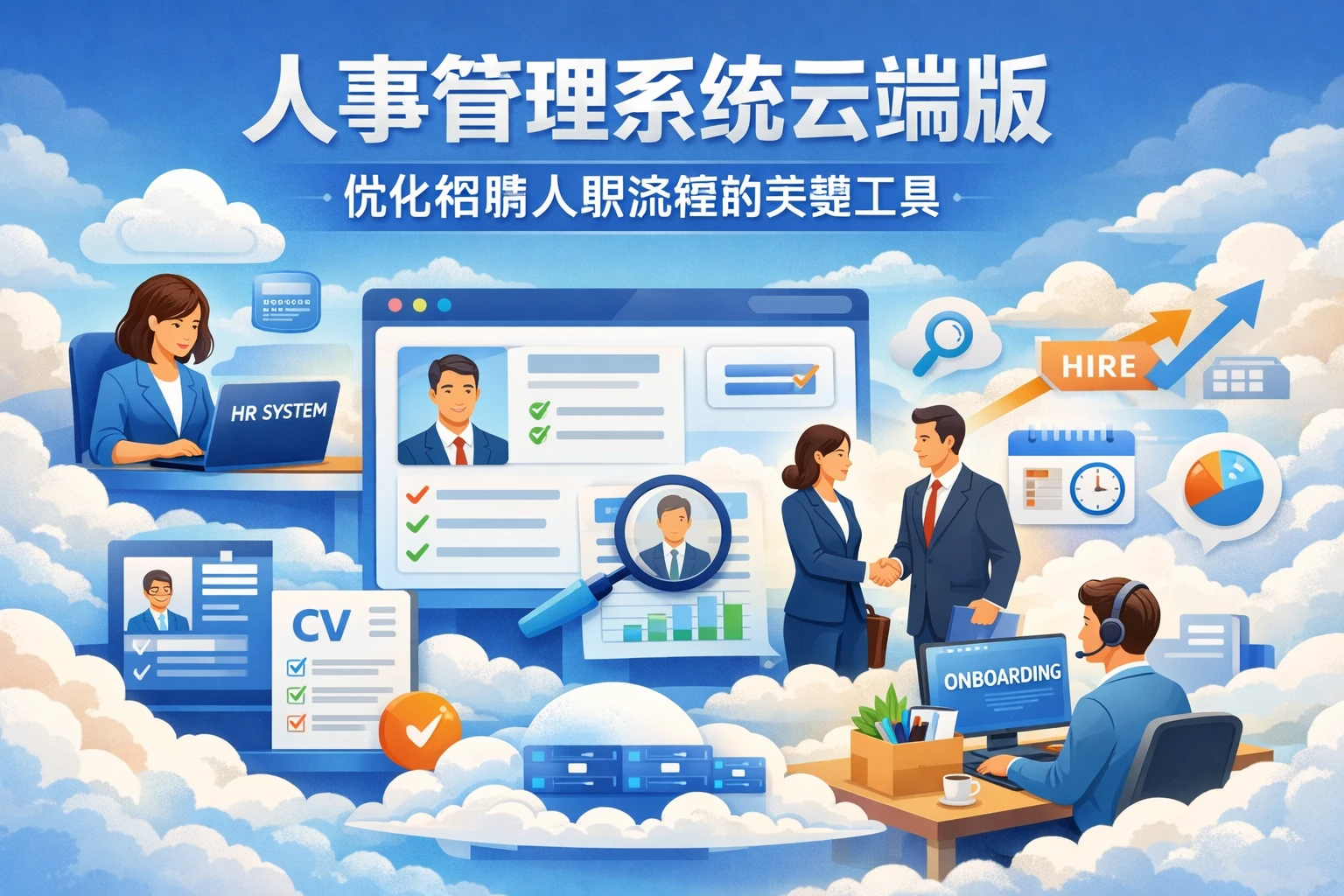 人事管理系统云端版：优化招聘入职流程的关键工具