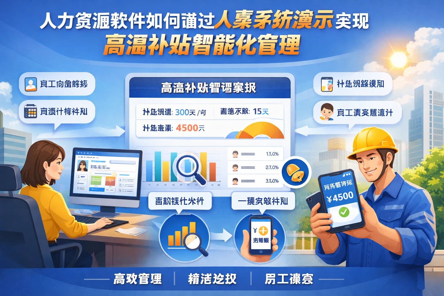 人力资源软件如何通过人事系统演示实现高温补贴智能化管理