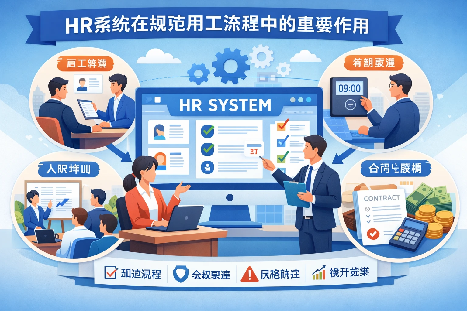 HR系统在规范用工流程中的重要作用