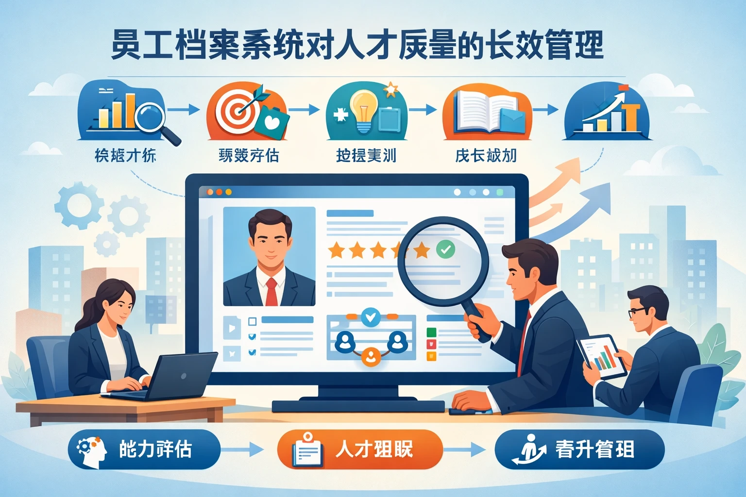 员工档案系统对人才质量的长效管理