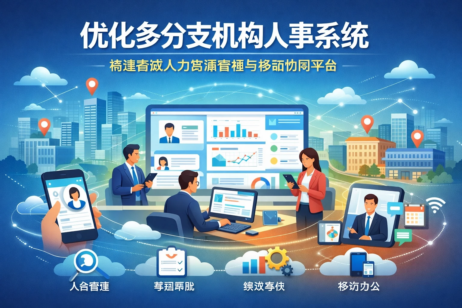 优化多分支机构人事系统：构建高效人力资源管理与移动协同平台