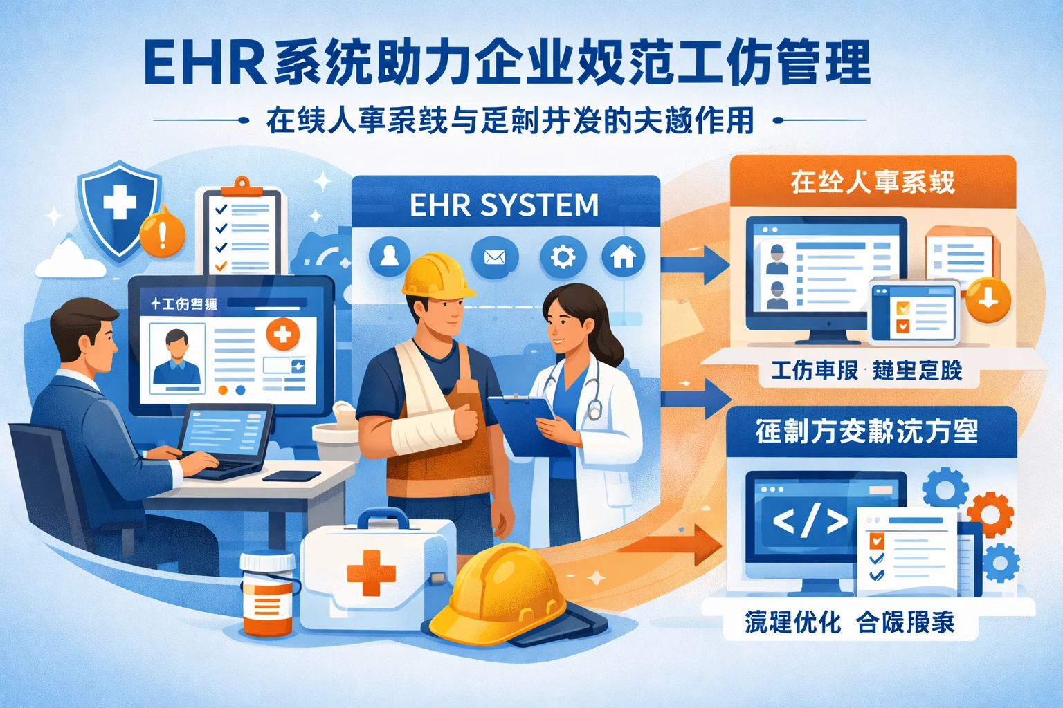 ehr系统助力企业规范工伤管理：在线人事系统与定制开发的关键作用
