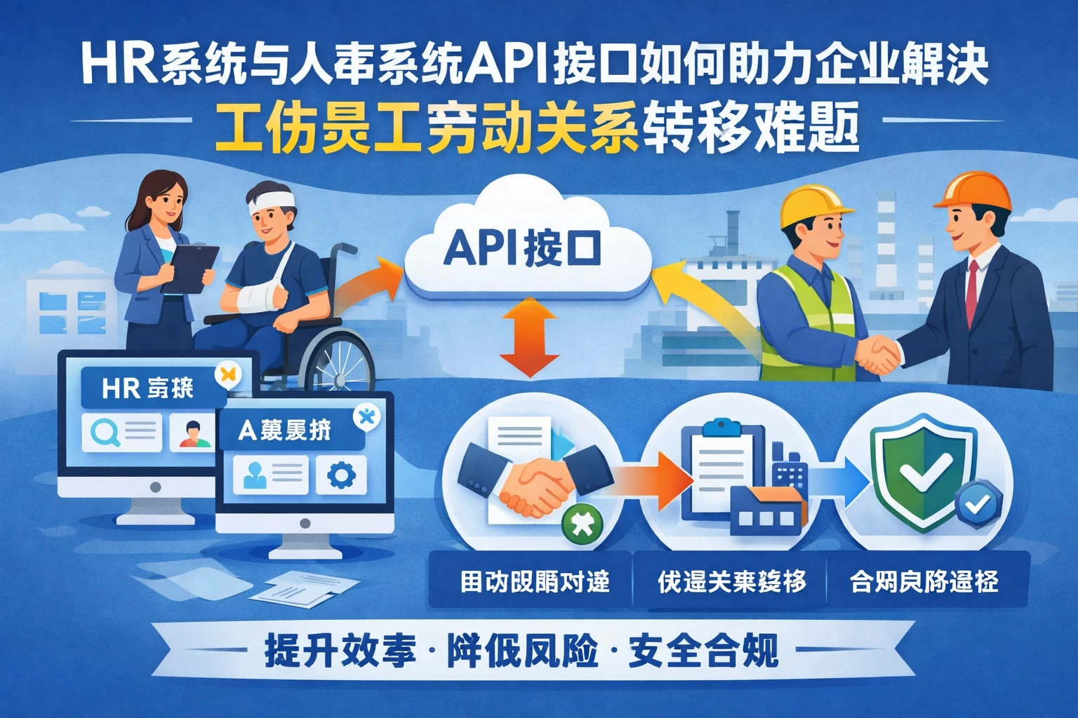 HR系统与人事系统API接口如何助力企业解决工伤员工劳动关系转移难题