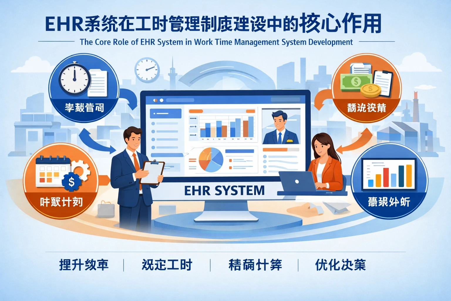 EHR系统在工时管理制度建设中的核心作用