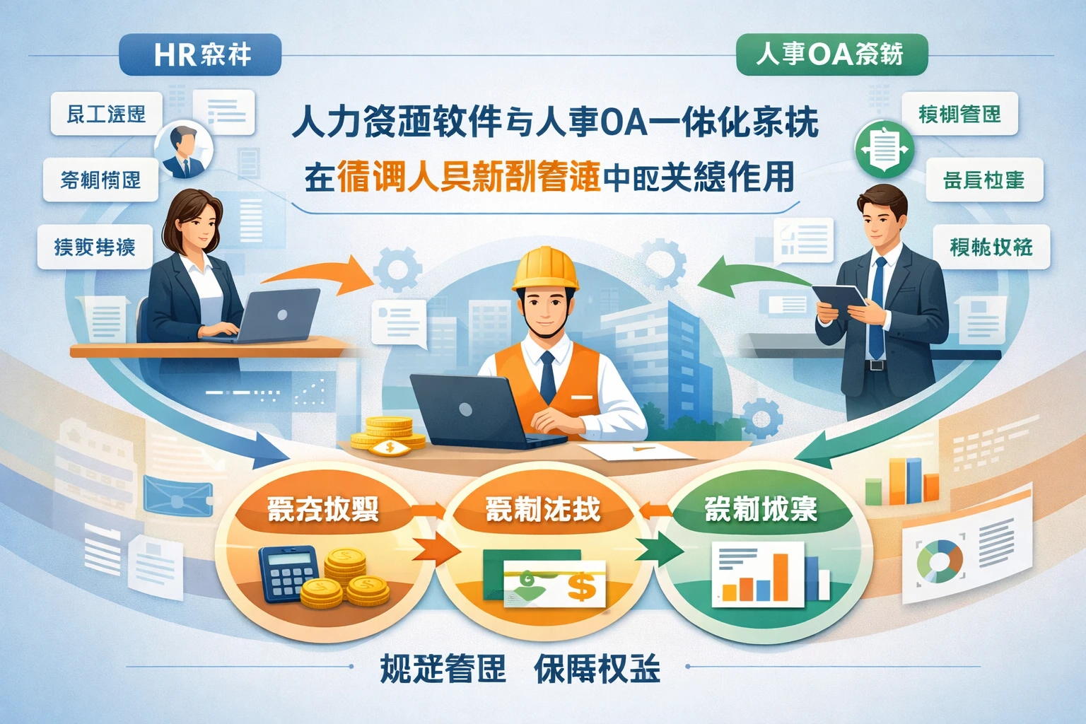 人力资源软件与人事OA一体化系统在借调人员薪酬管理中的关键作用