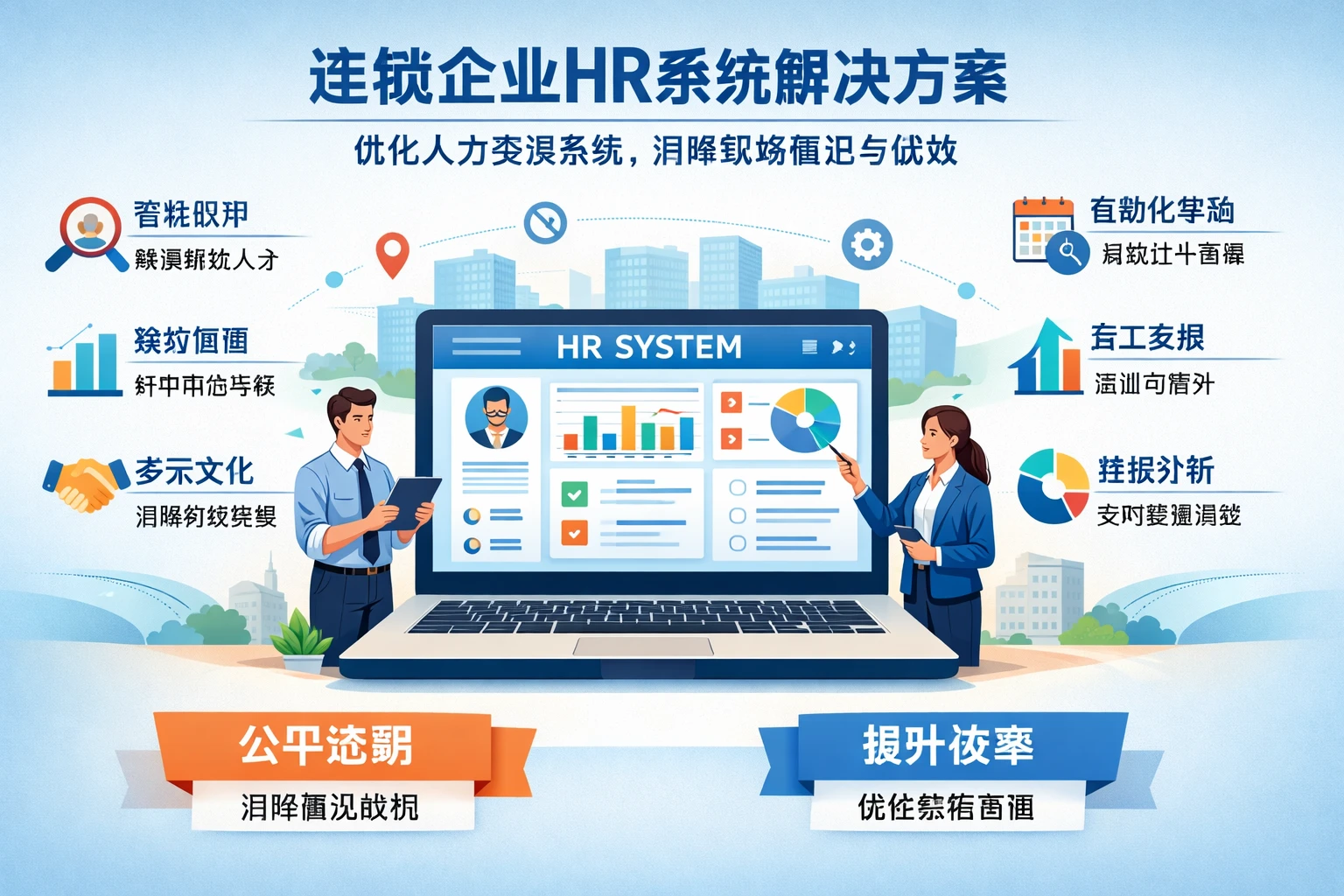 连锁企业HR系统解决方案:优化人力资源系统,消除职场偏见与低效