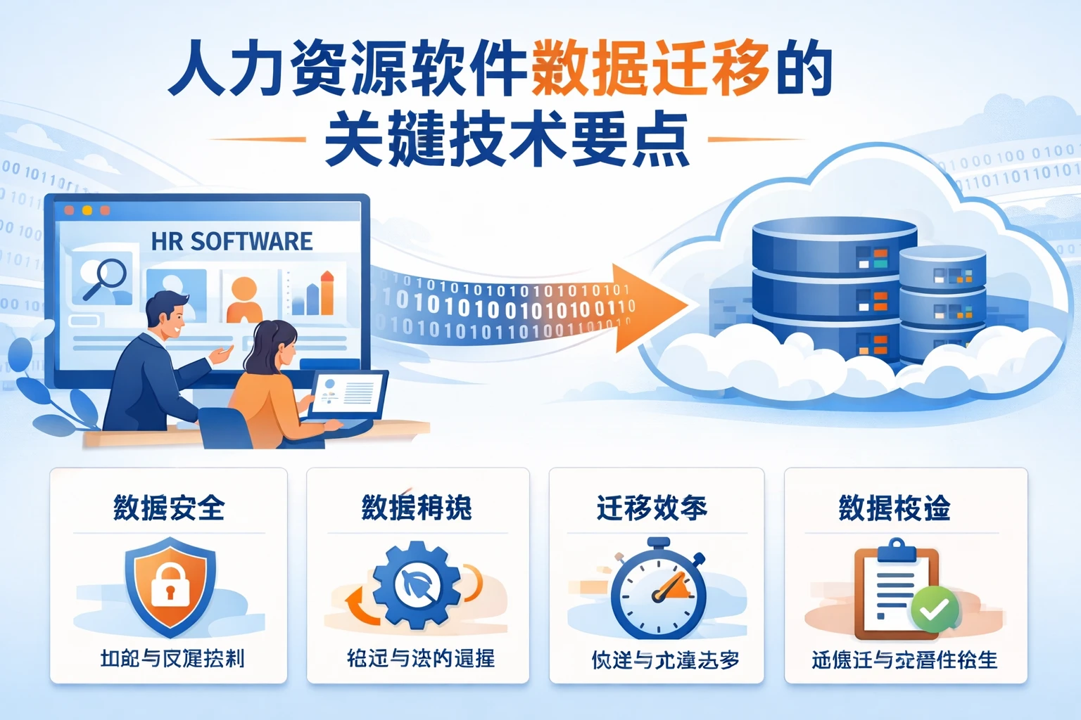 人力资源软件数据迁移的关键技术要点