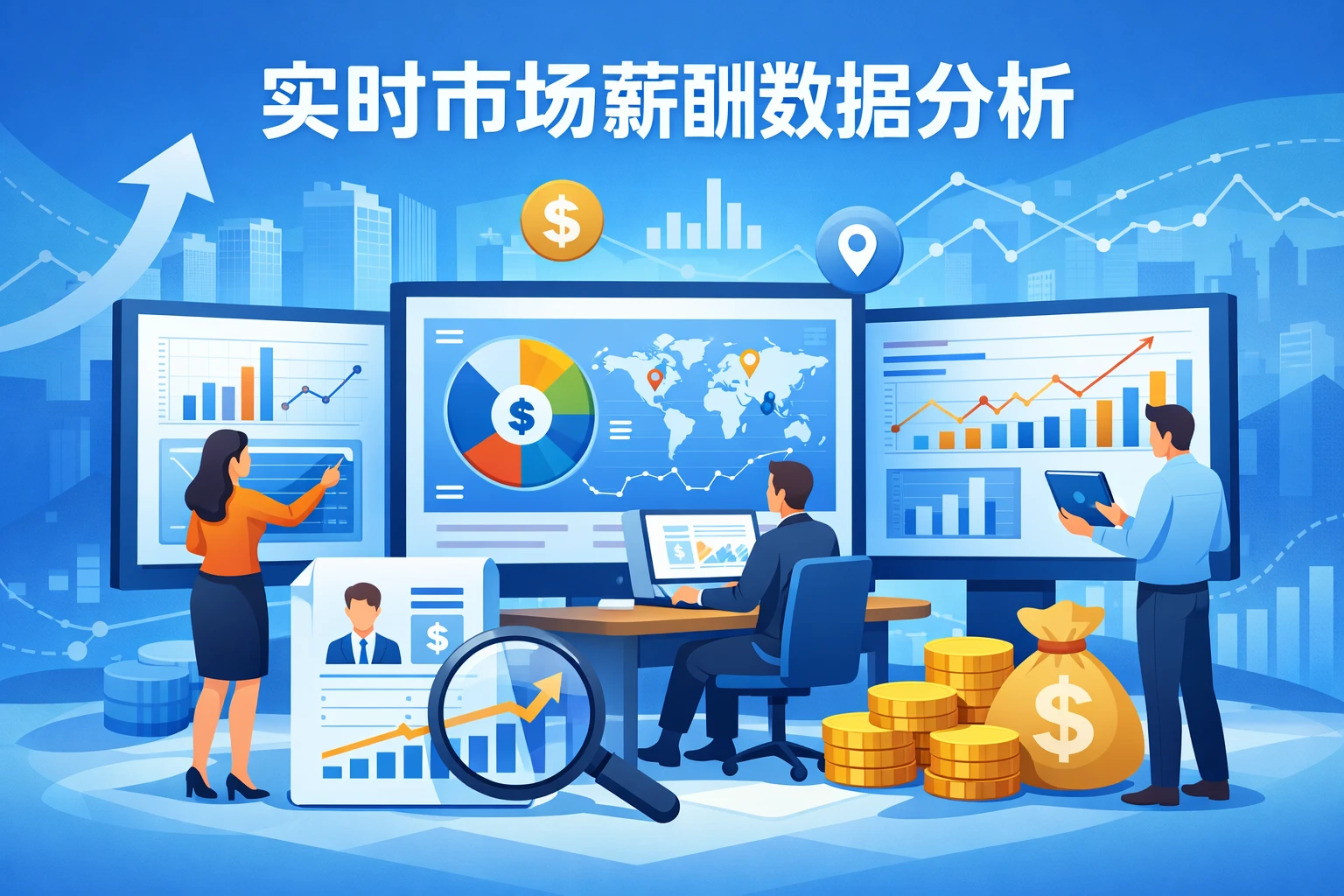 实时市场薪酬数据分析
