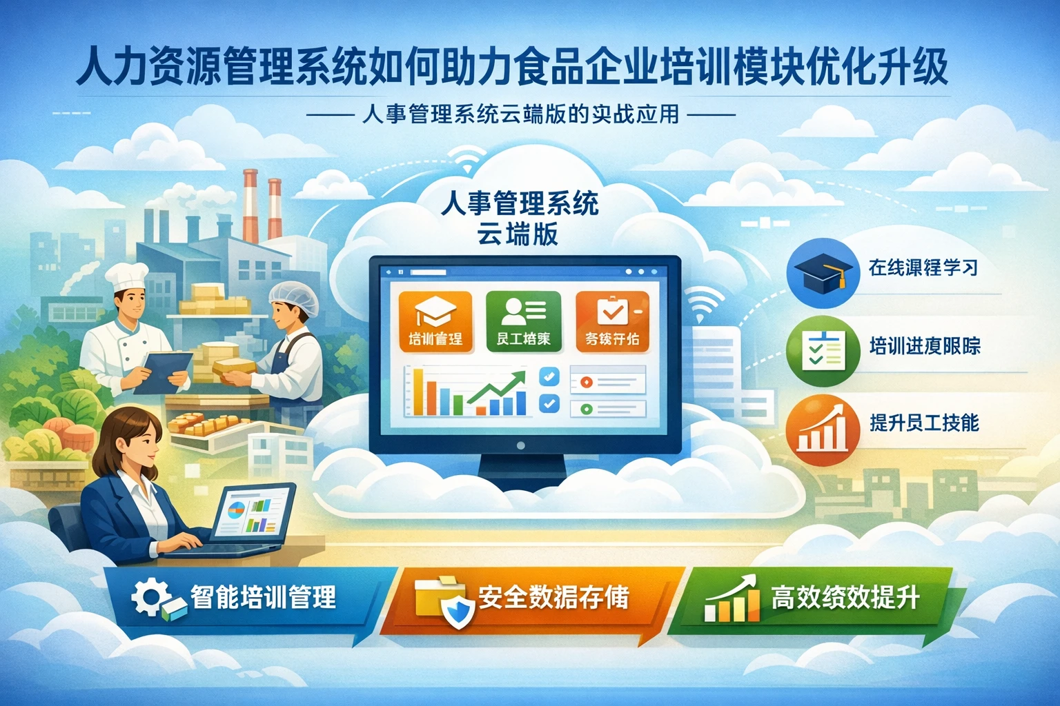 人力资源管理系统如何助力食品企业培训模块优化升级——人事管理系统云端版的实战应用