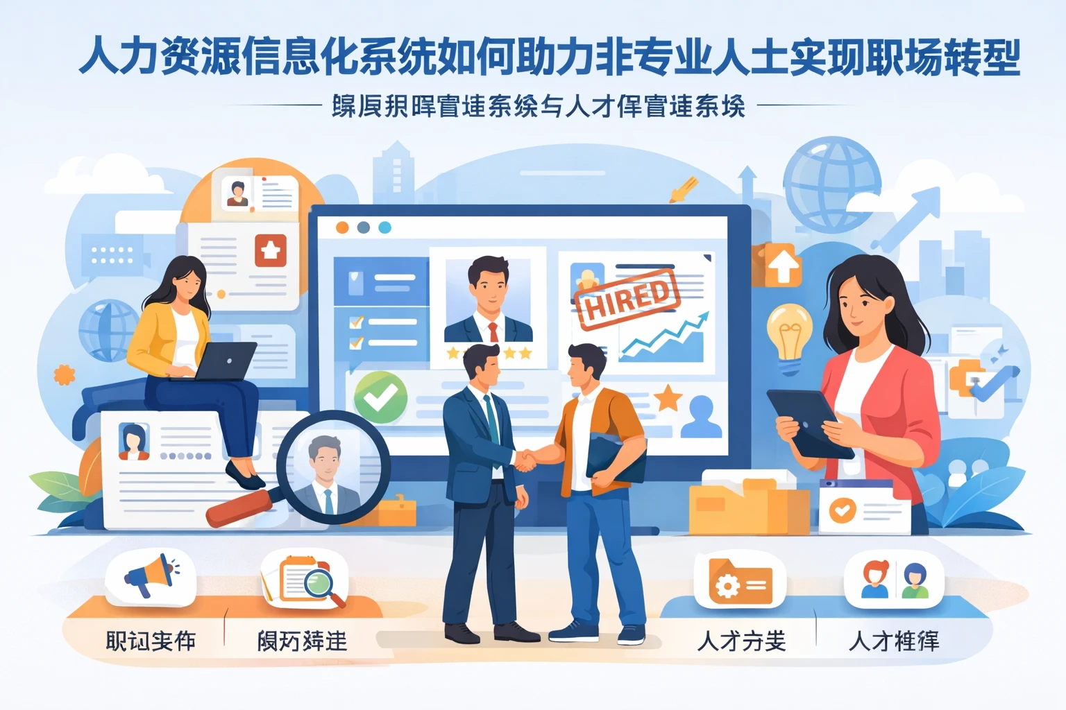人力资源信息化系统如何助力非专业人士实现职场转型——聚焦招聘管理系统与人才库管理系统