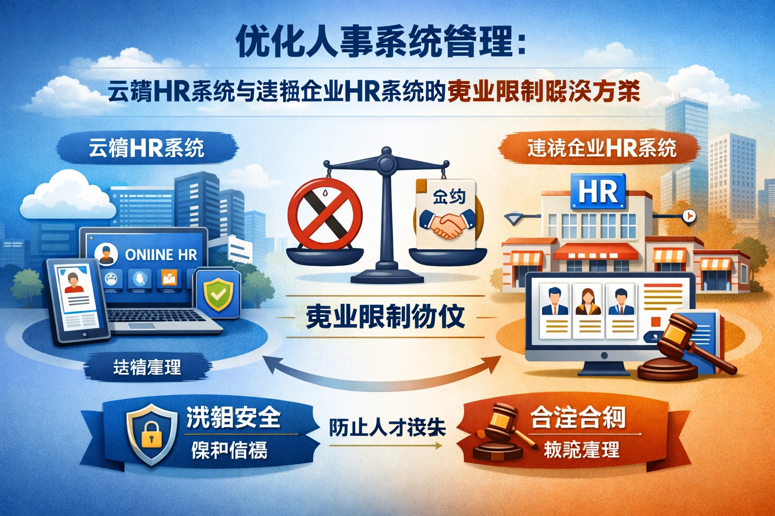 优化人事系统管理：云端HR系统与连锁企业HR系统的竞业限制解决方案