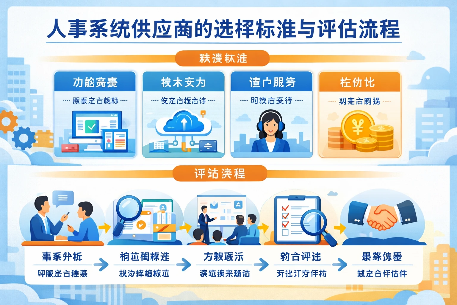 人事系统供应商的选择标准与评估流程