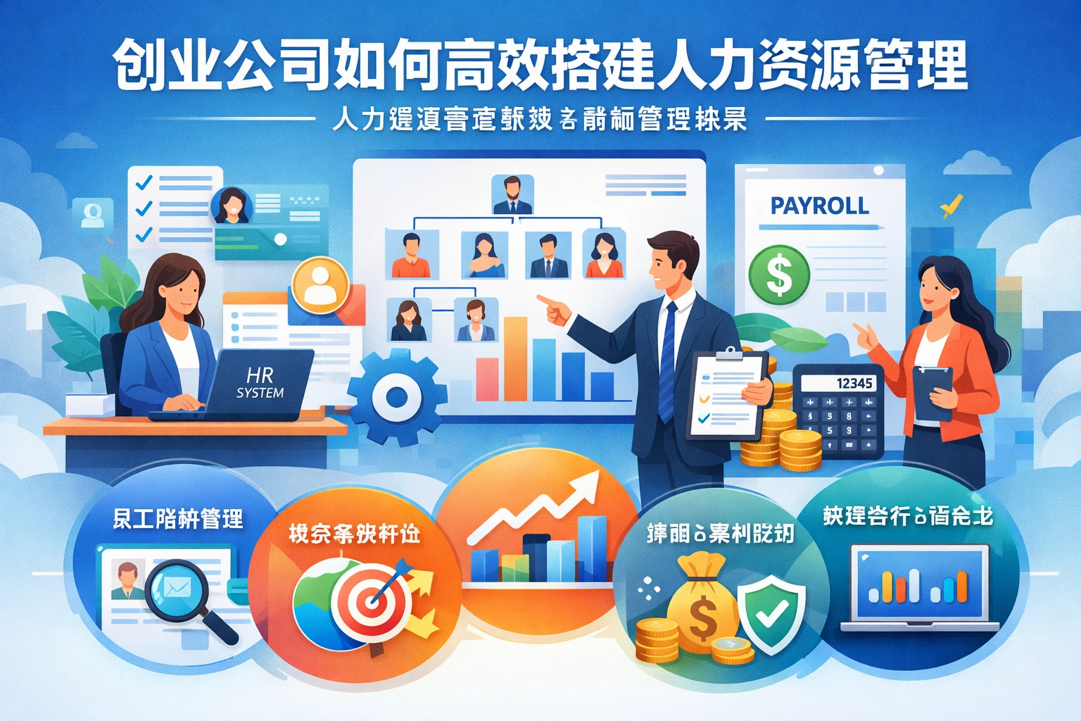 创业公司如何高效搭建人力资源管理系统与薪酬管理体系